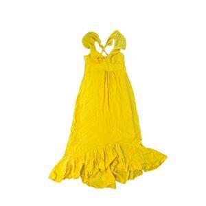 Anthropologie Yellow Maxi Dress